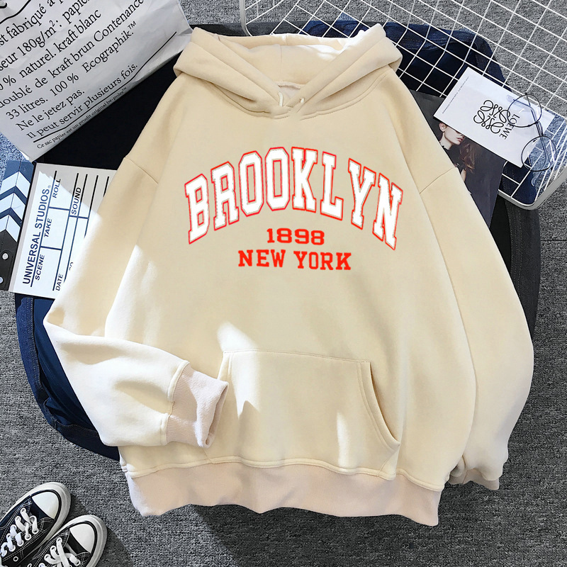 Printed Sports Plus Fleece Hooded Sweatshirt
