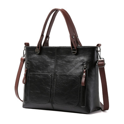 Retro Large-capacity Handbags Simple Crossbody Shoulder Bags For Women