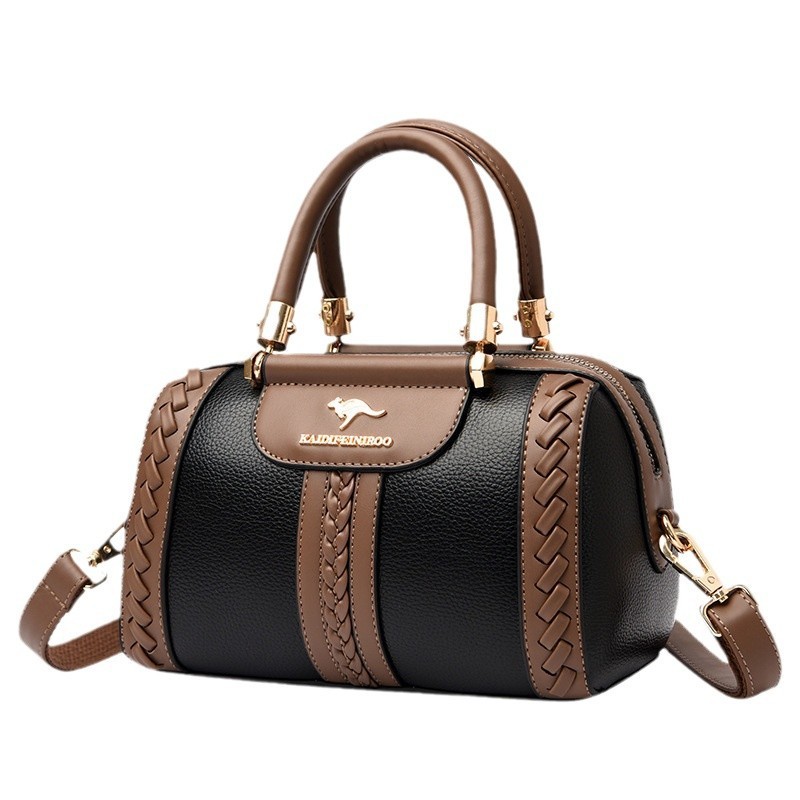 Womens One-shoulder Bag Womens Fashionable Color-block Design