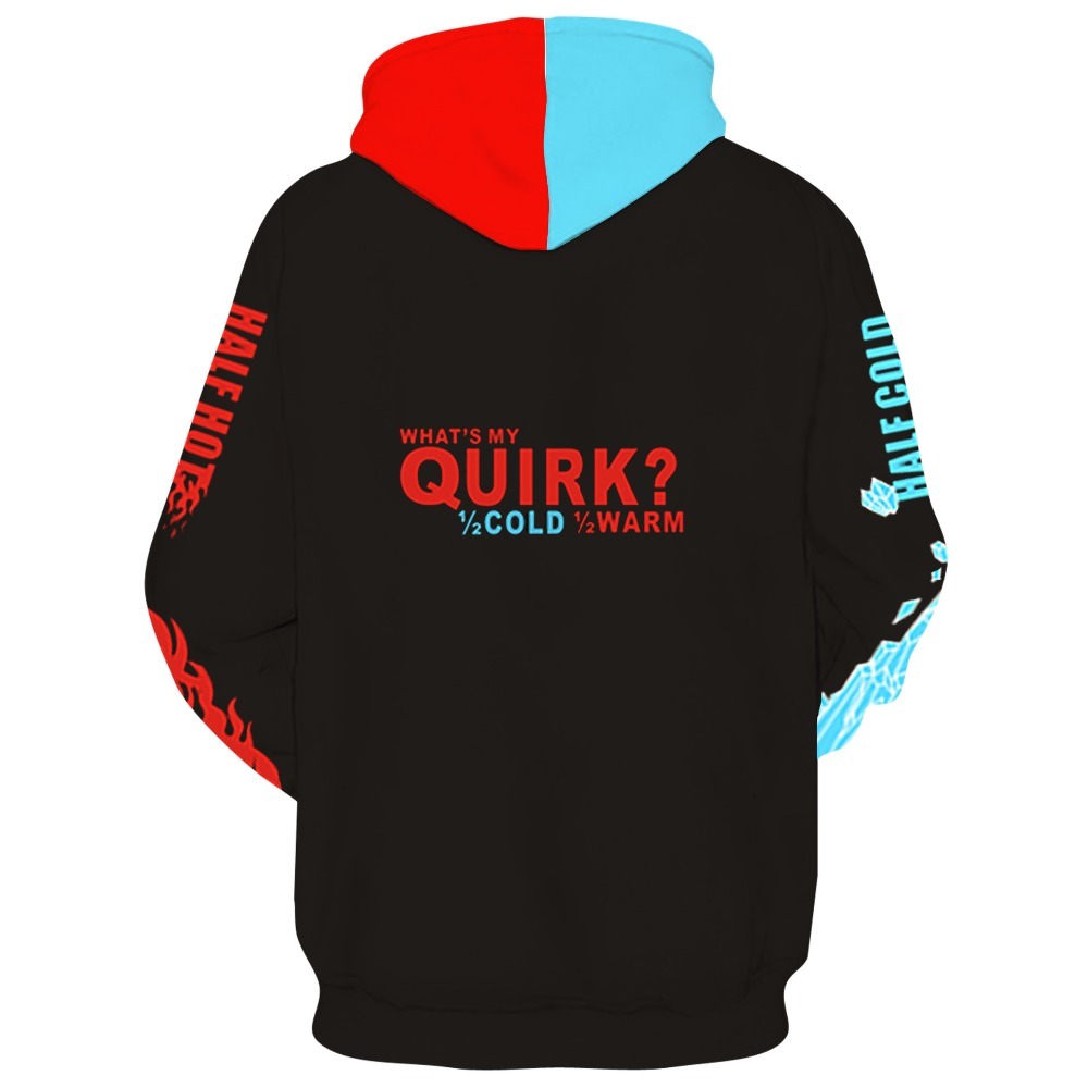 3D Printed Pullover Hooded Loose Sweatshirt