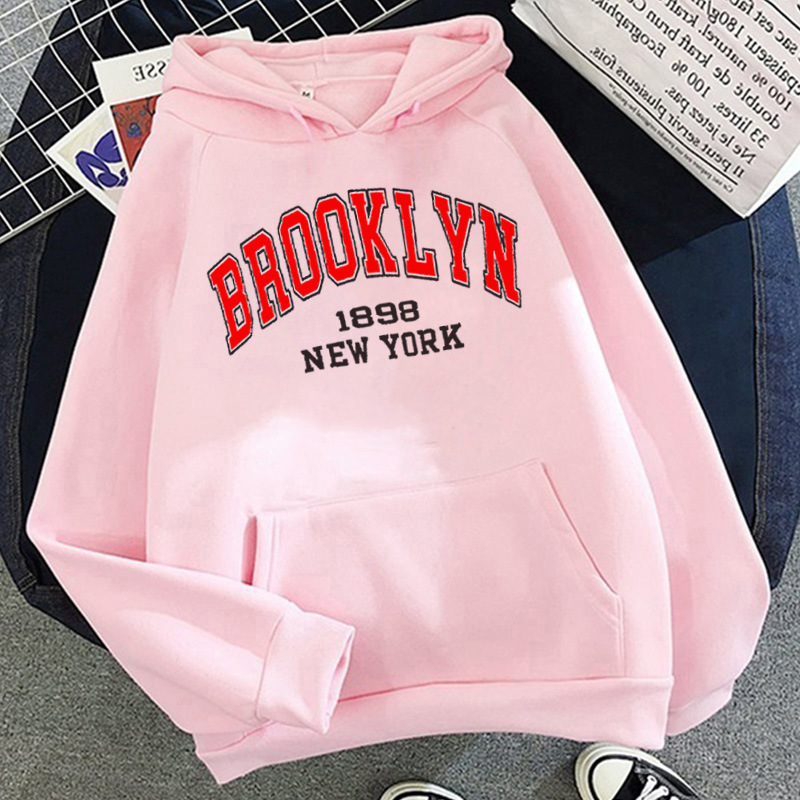 Printed Sports Plus Fleece Hooded Sweatshirt