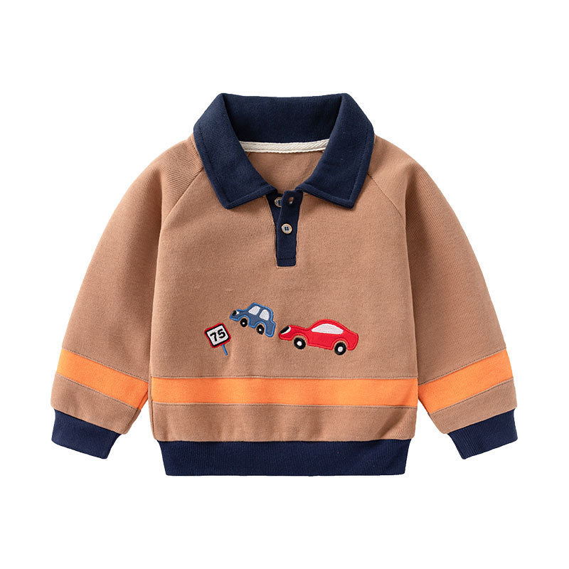 New Autumn Children's Cartoon Comfortable Warm Bottoming Shirt