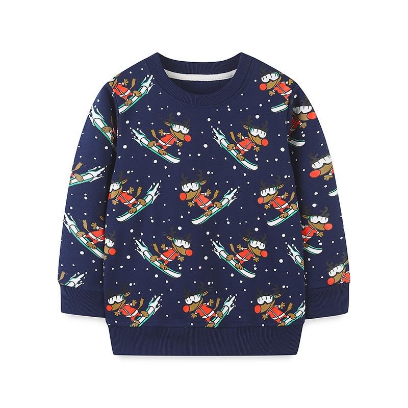 European And American Style Boys' Long Sleeve Fashion Printing Children Shirt