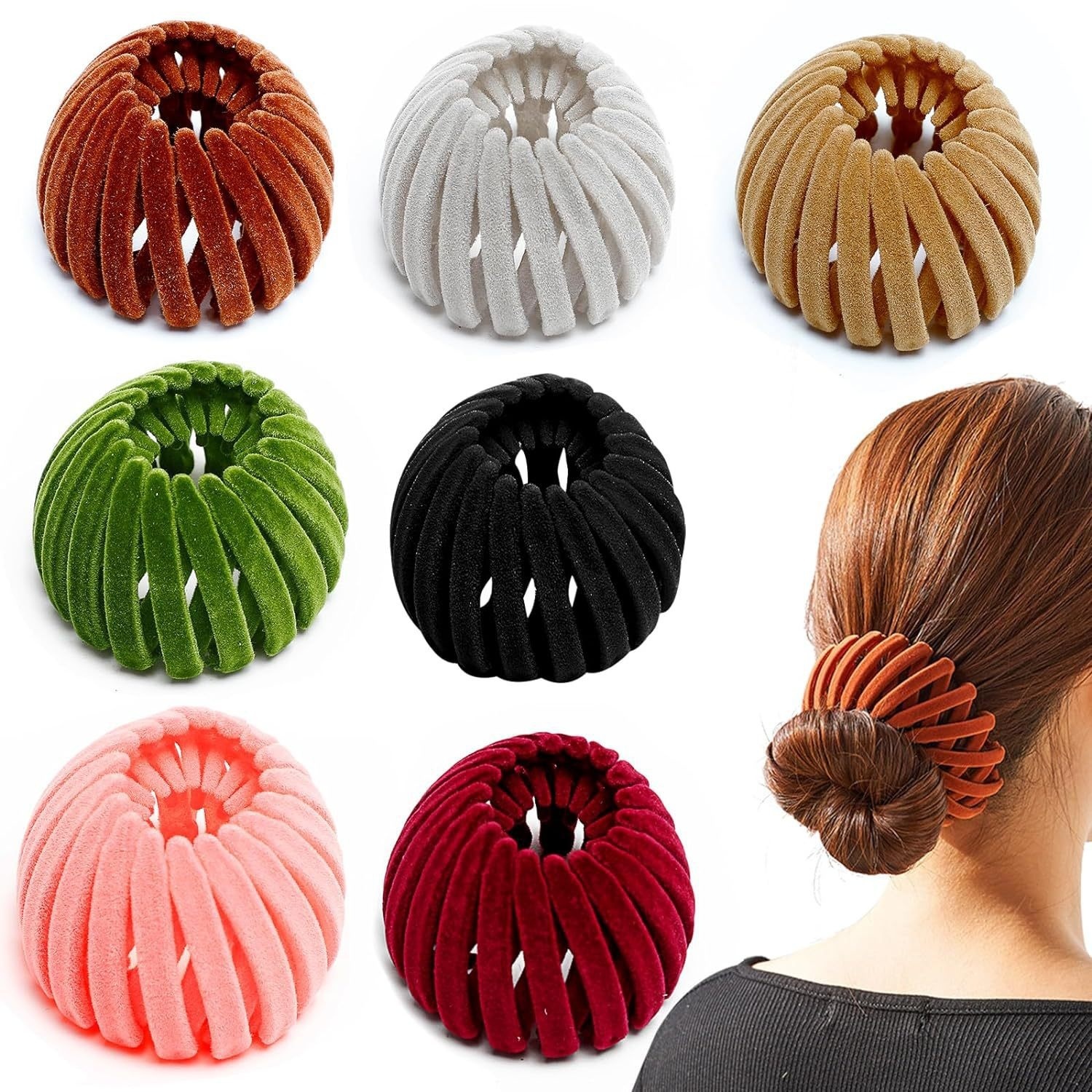 Bird's Nest Hair Ring And Hairpins Hair Band