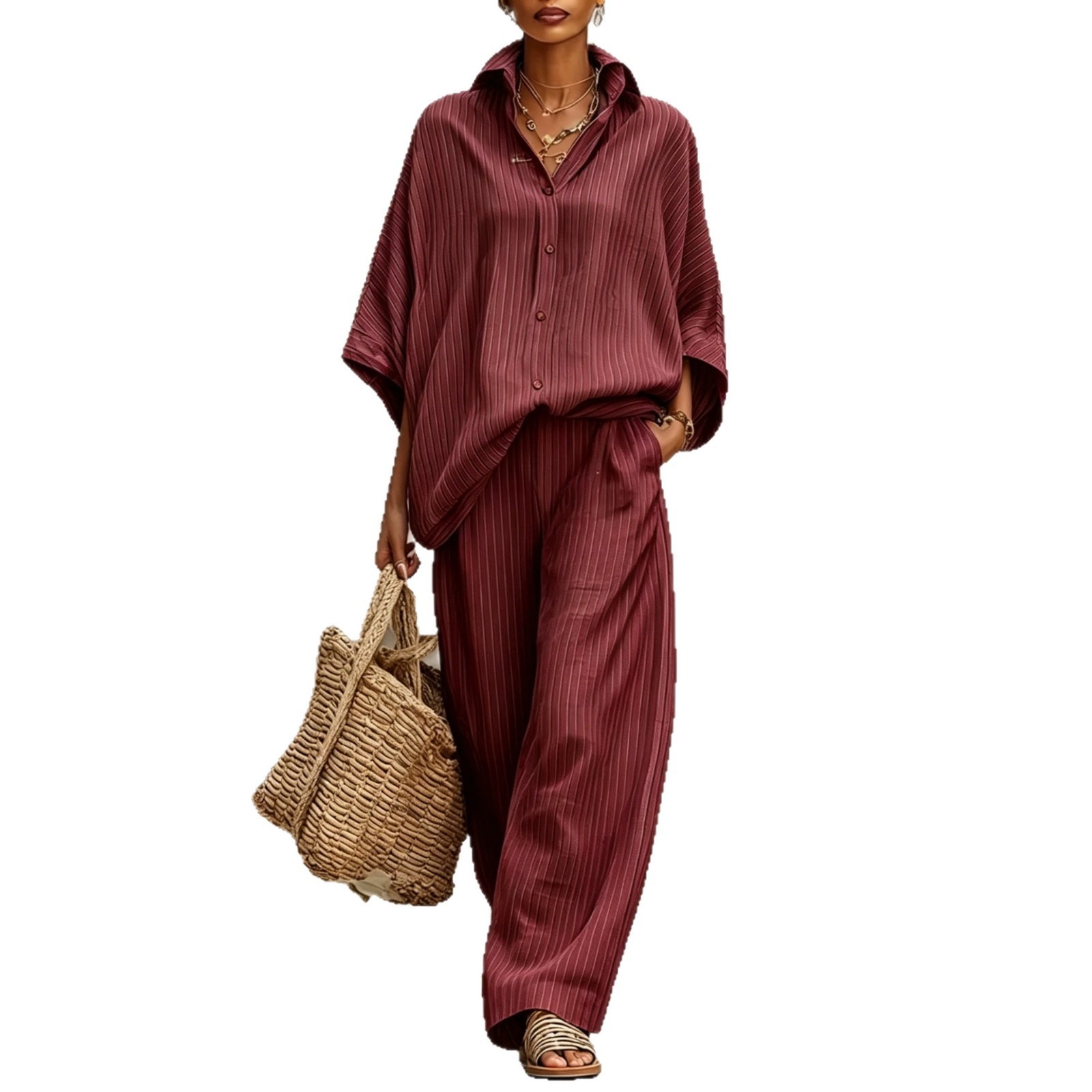 Womens Cardigan Set Casual And Elegant Womens Outfit