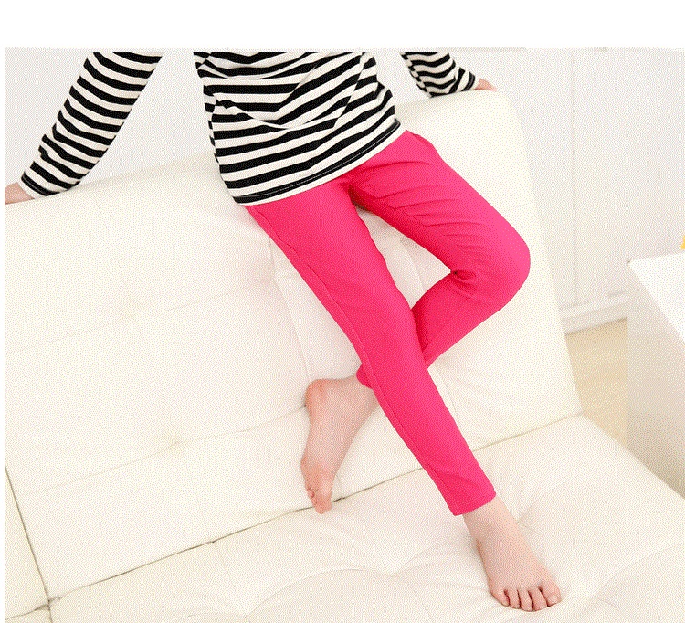 Girls' Leggings Spring And Autumn Children Slim-fitting Long Pants