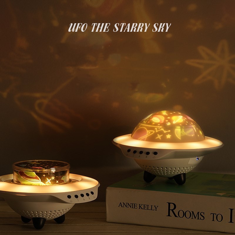 UFO Star Night Light Projector for Kids Creative Toys Stars Projection Lamp Adult Sleep Helper