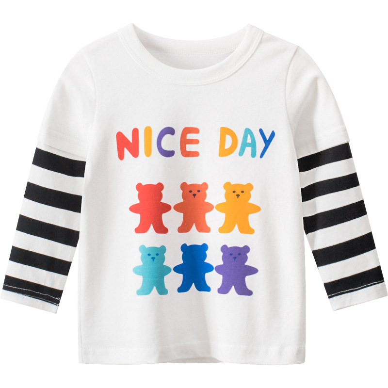 Children's Clothes Girls' Long Sleeve T-Shirt Baby Clothes