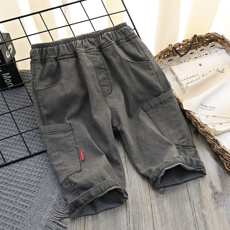 Summer Middle School Children's Cotton Children's Pants Loose