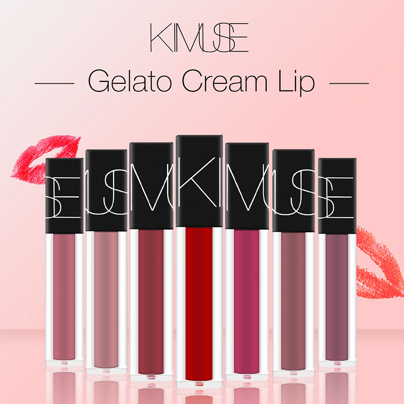 Makeup Matte Smooth Lipstick Liquid Lipstick Matte Waterproof Lips Makeup Cosmetic Long-Lasting Matte Lipstick Makeup