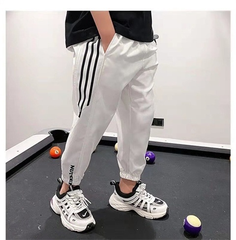 Boys Silk Summer Sports Quick-drying Pants