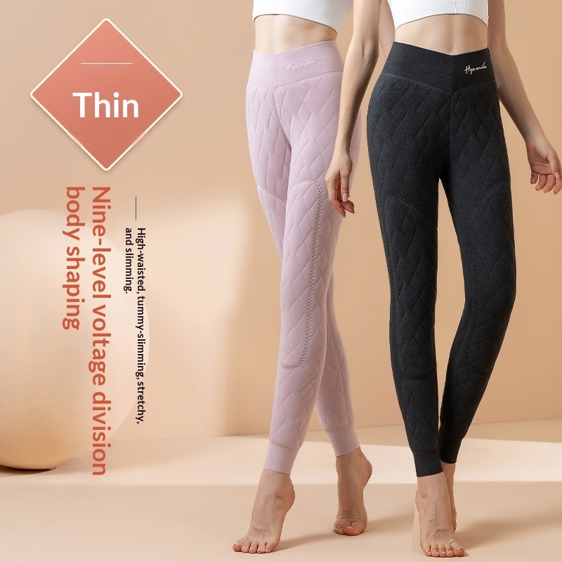 Winter Knee Pads Thickened Plus-size Thermal Pants