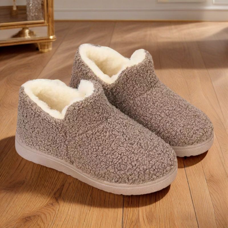 Fleece-lined Warm Cotton Shoes For Moms
