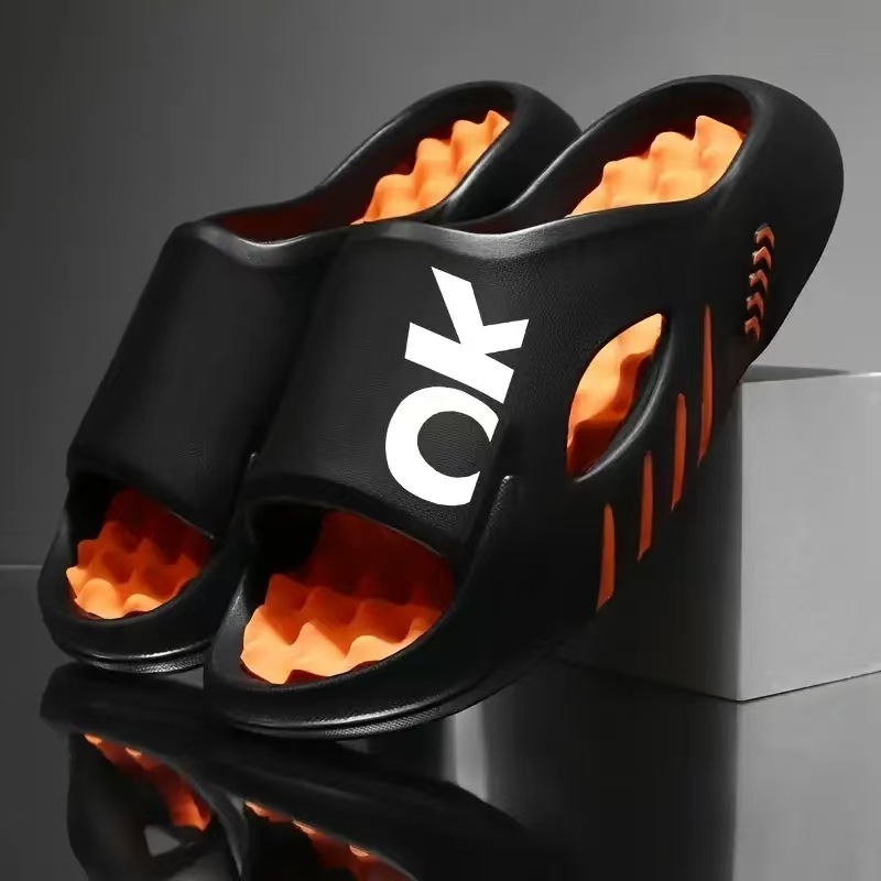 Men's Summer Outdoor Massage Platform Beach Sandals