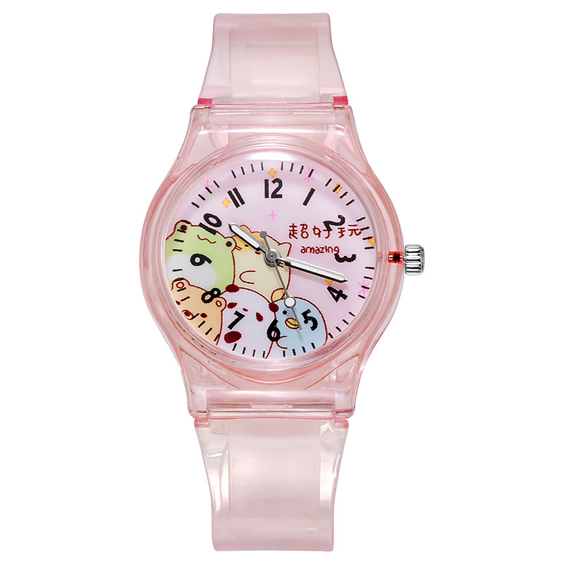 Transparent PVC Corner Creature Cartoon Childrens Watch