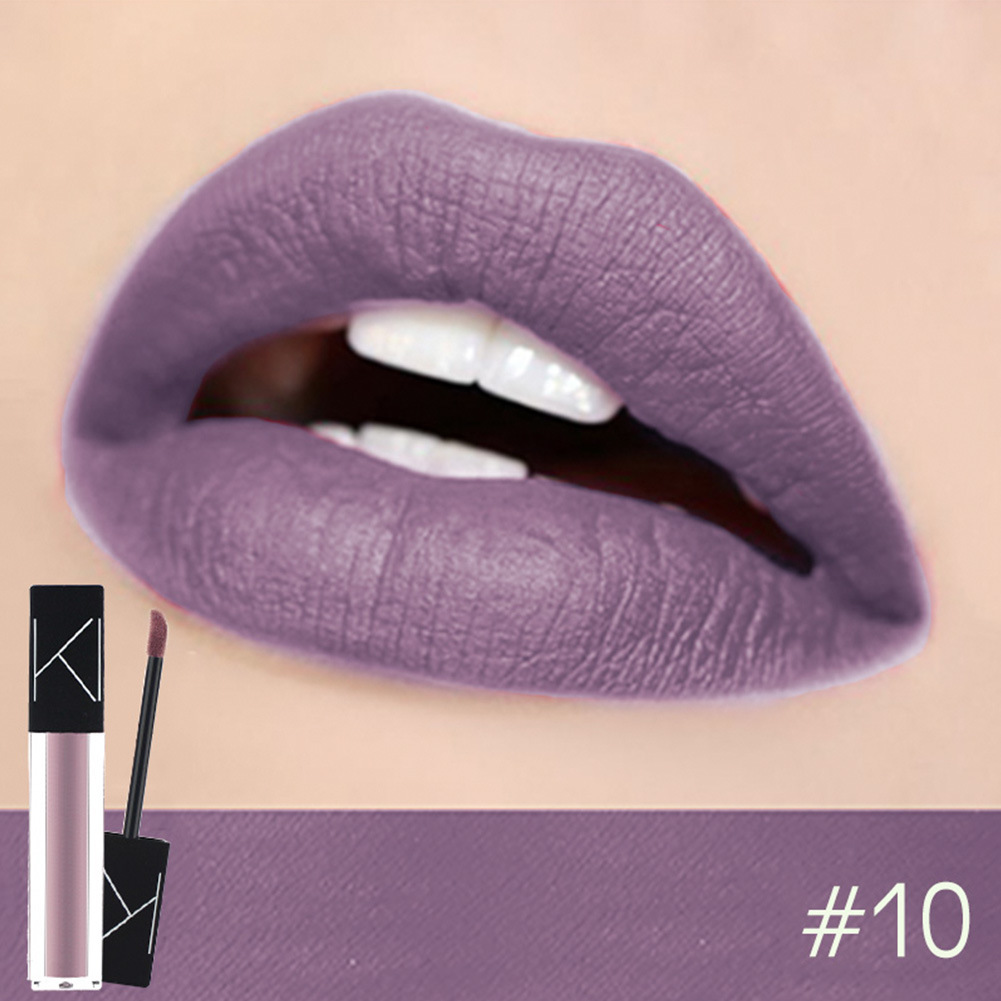 Makeup Matte Smooth Lipstick Liquid Lipstick Matte Waterproof Lips Makeup Cosmetic Long-Lasting Matte Lipstick Makeup