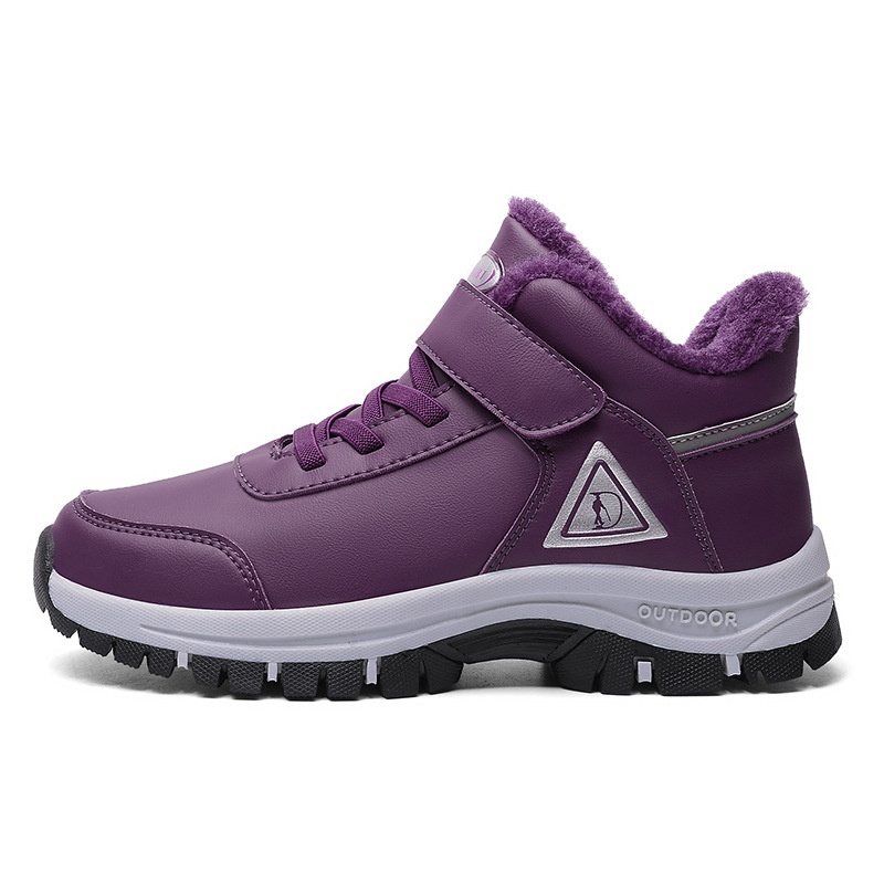 Winter And Fall Fleece-lined Warm Shoes For Seniors