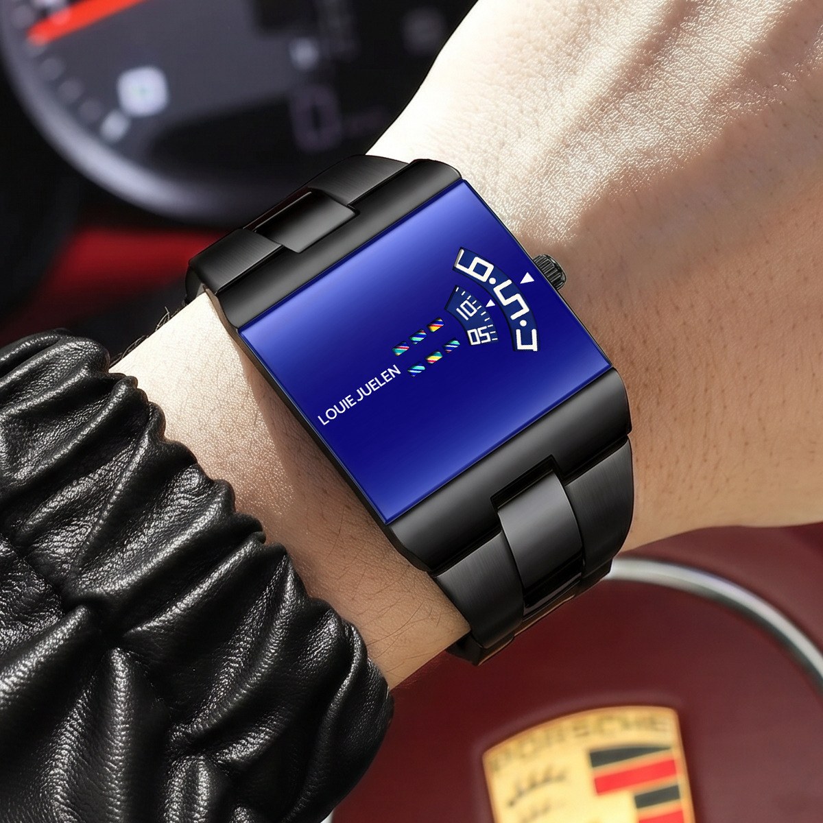 Best-selling Gradient Laser-mirrored Business Mens Watch