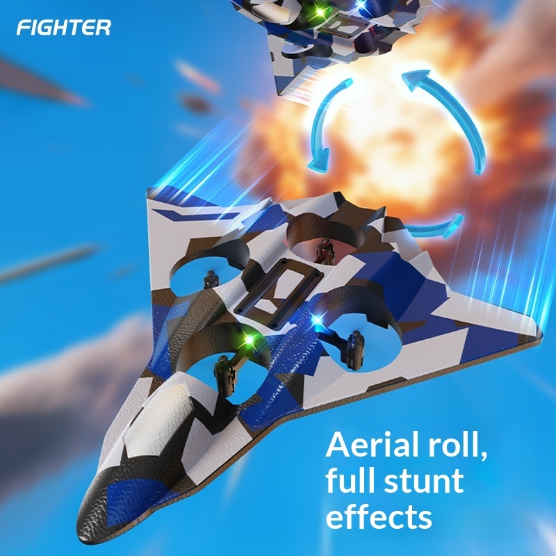 Children's Remote Control Foam Airplane Model Long Endurance Crash-resistant Drone Technology Toy