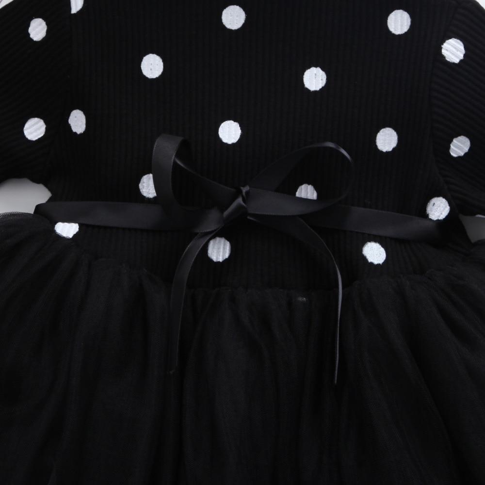 Baby Girls Spring Winter Long Sleeve Tutu Lace Dresses Infant Newborn Birthday Party Clothes Gown Casual Wear