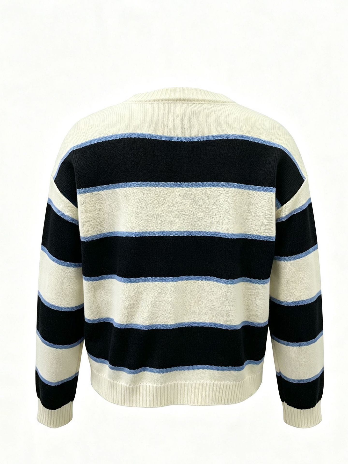 Cross-border Exclusive Export, New Autumn and Winter Women's Clothing, Vintage Striped Loose Casual Sweater