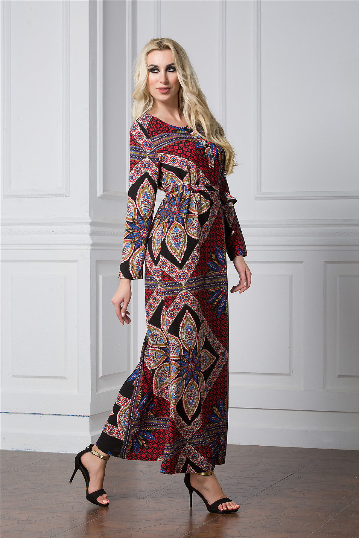 Fashion Long Dress Loose Plus Size Vintage