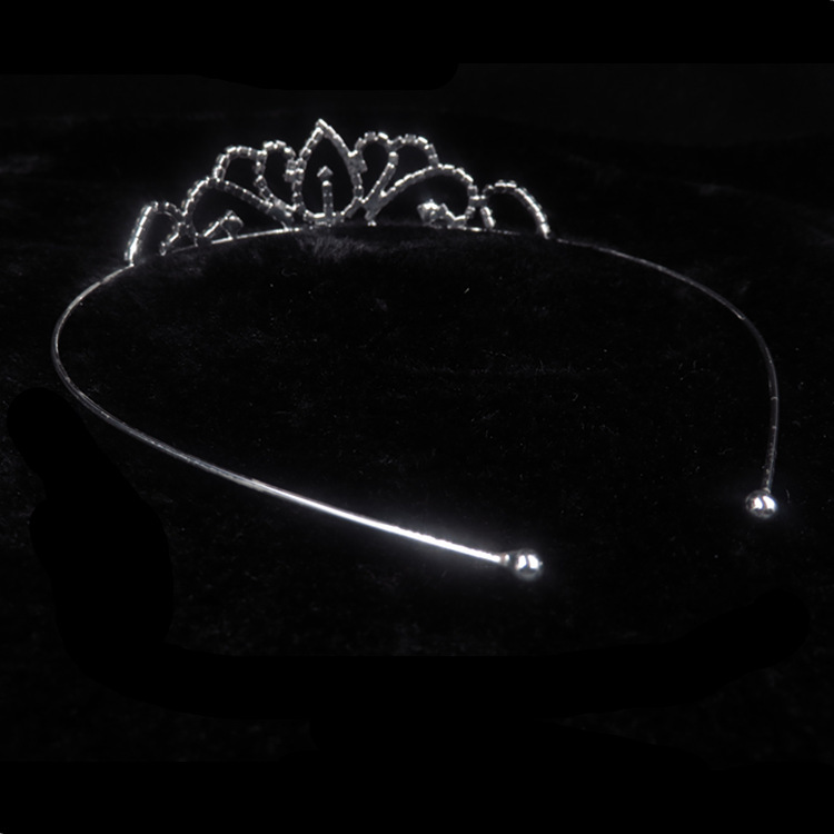 Bridal Crown Headdress Diamond Alloy Women's Hair Band Accessories Girls Children Diamond Jewelry Wholesale