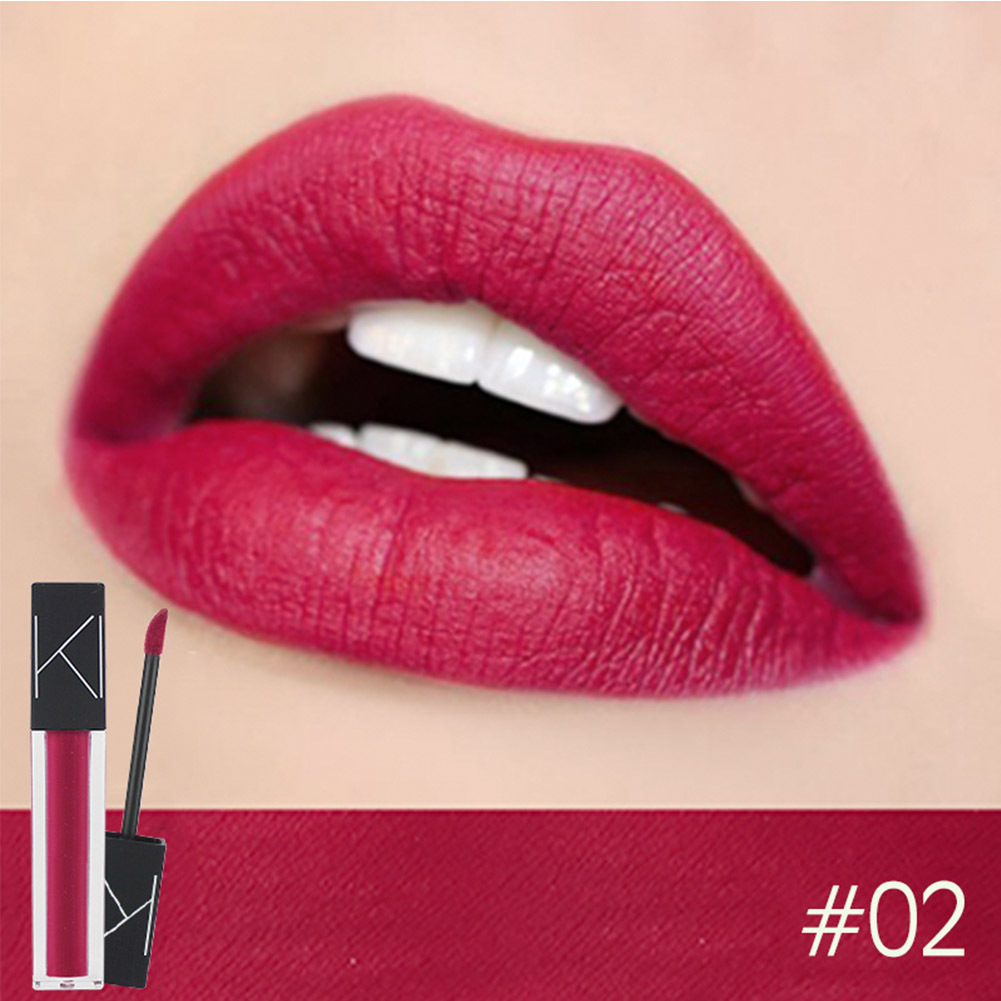 Makeup Matte Smooth Lipstick Liquid Lipstick Matte Waterproof Lips Makeup Cosmetic Long-Lasting Matte Lipstick Makeup