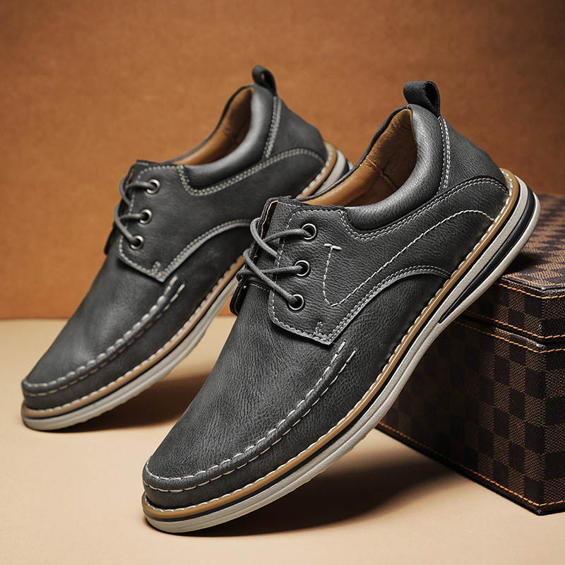 Casual Leather Shoes Worker Men's Shoes