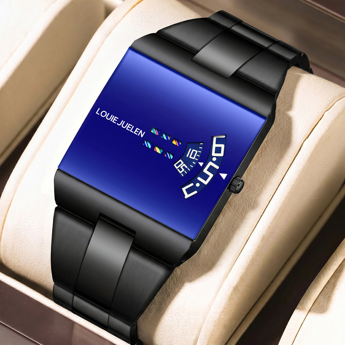 Best-selling Gradient Laser-mirrored Business Mens Watch