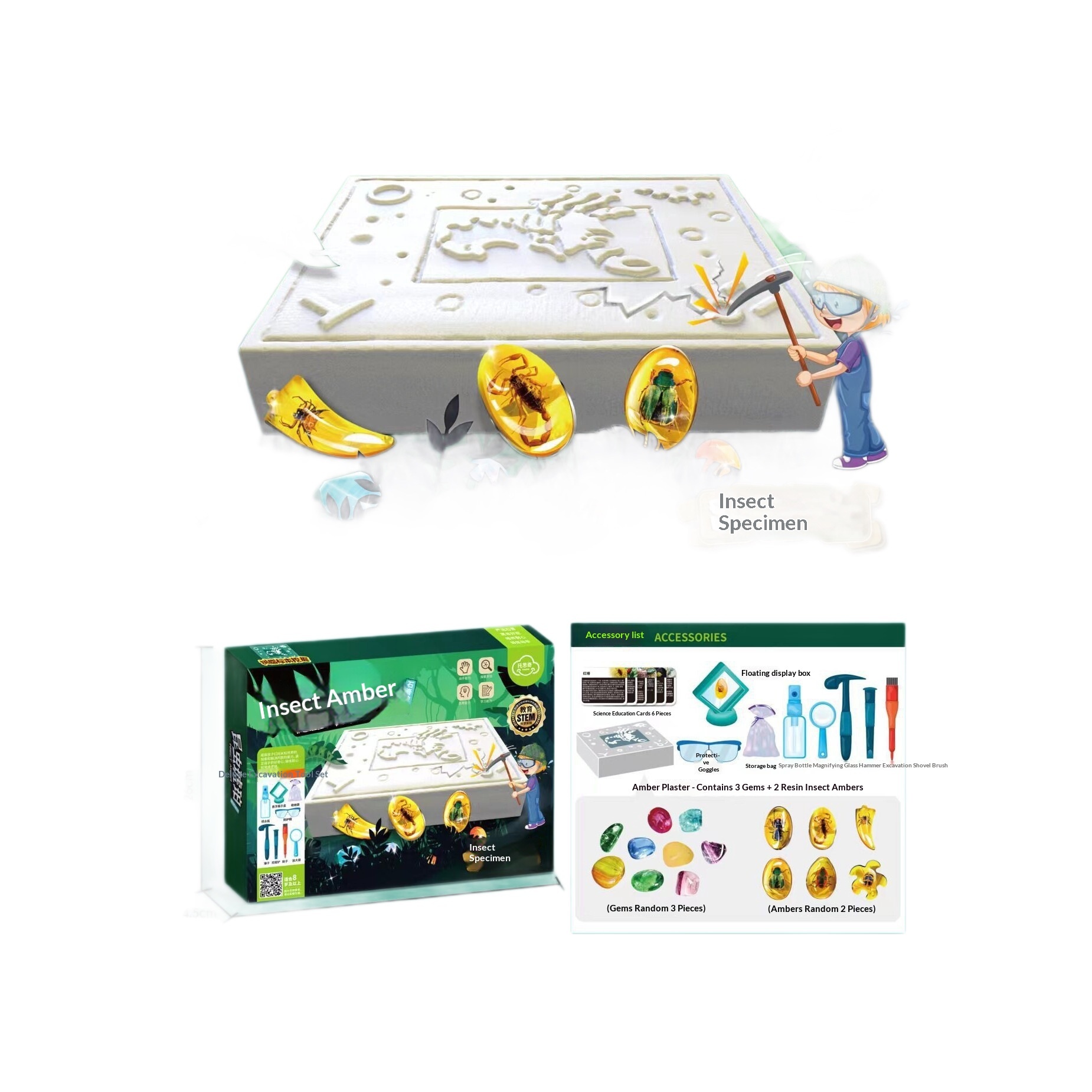 Archaeological Digging Educational Toys For Kids