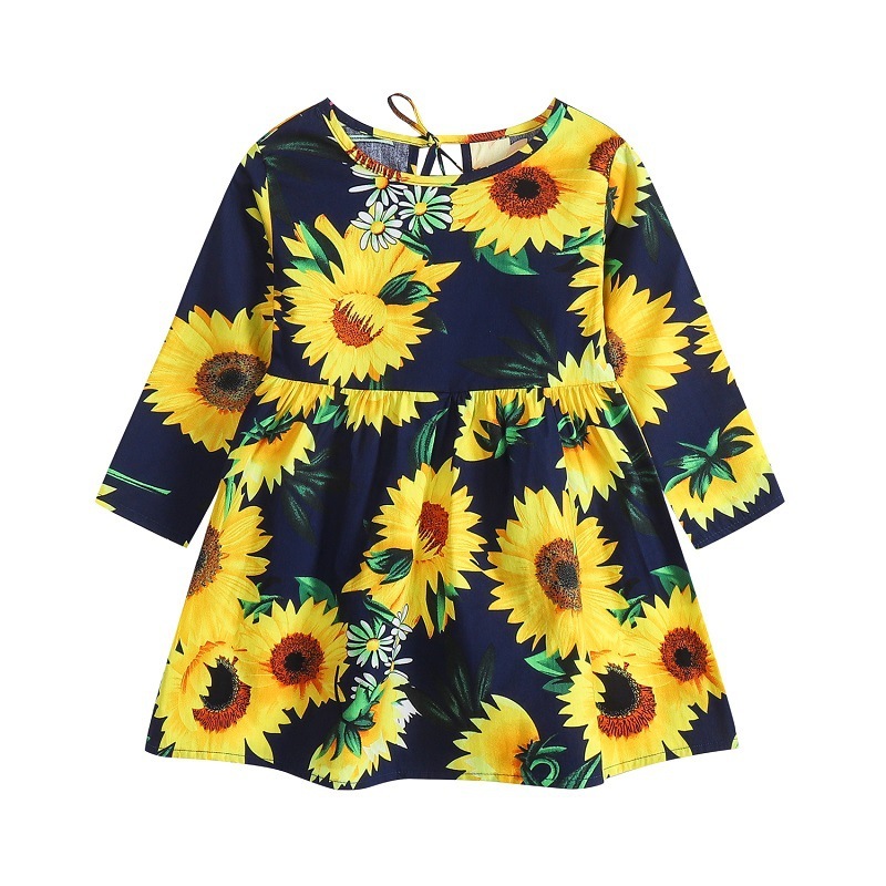 Floral Princess Dress Children's Clothing