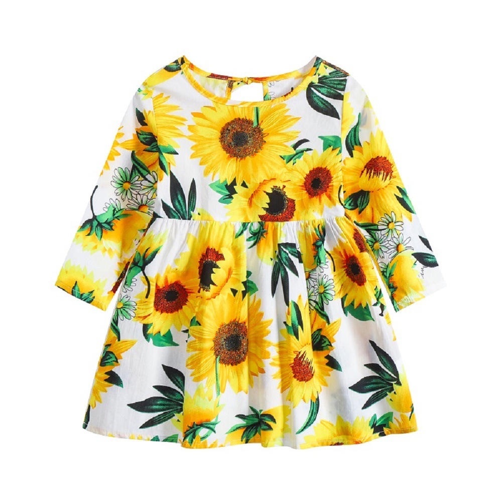 Floral Princess Dress Children's Clothing