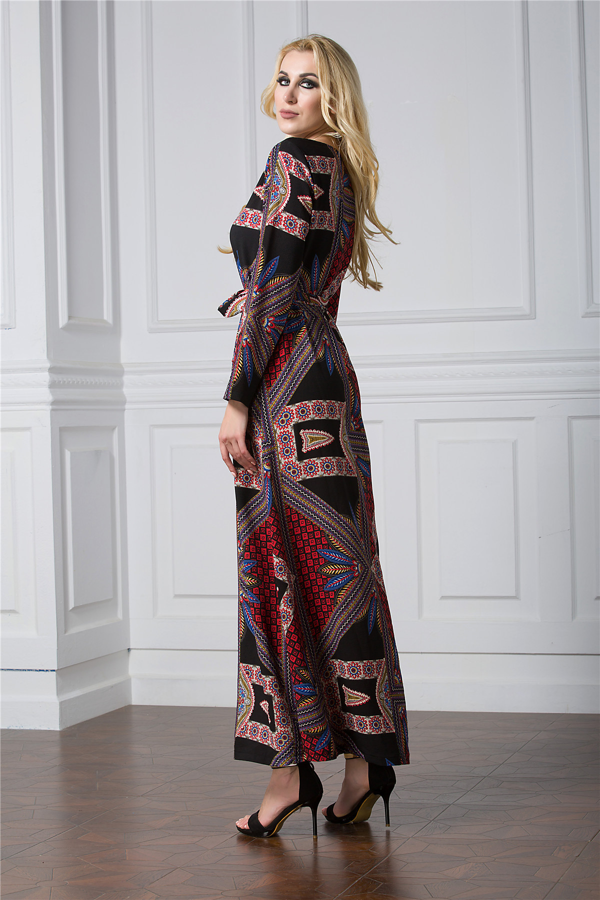 Fashion Long Dress Loose Plus Size Vintage