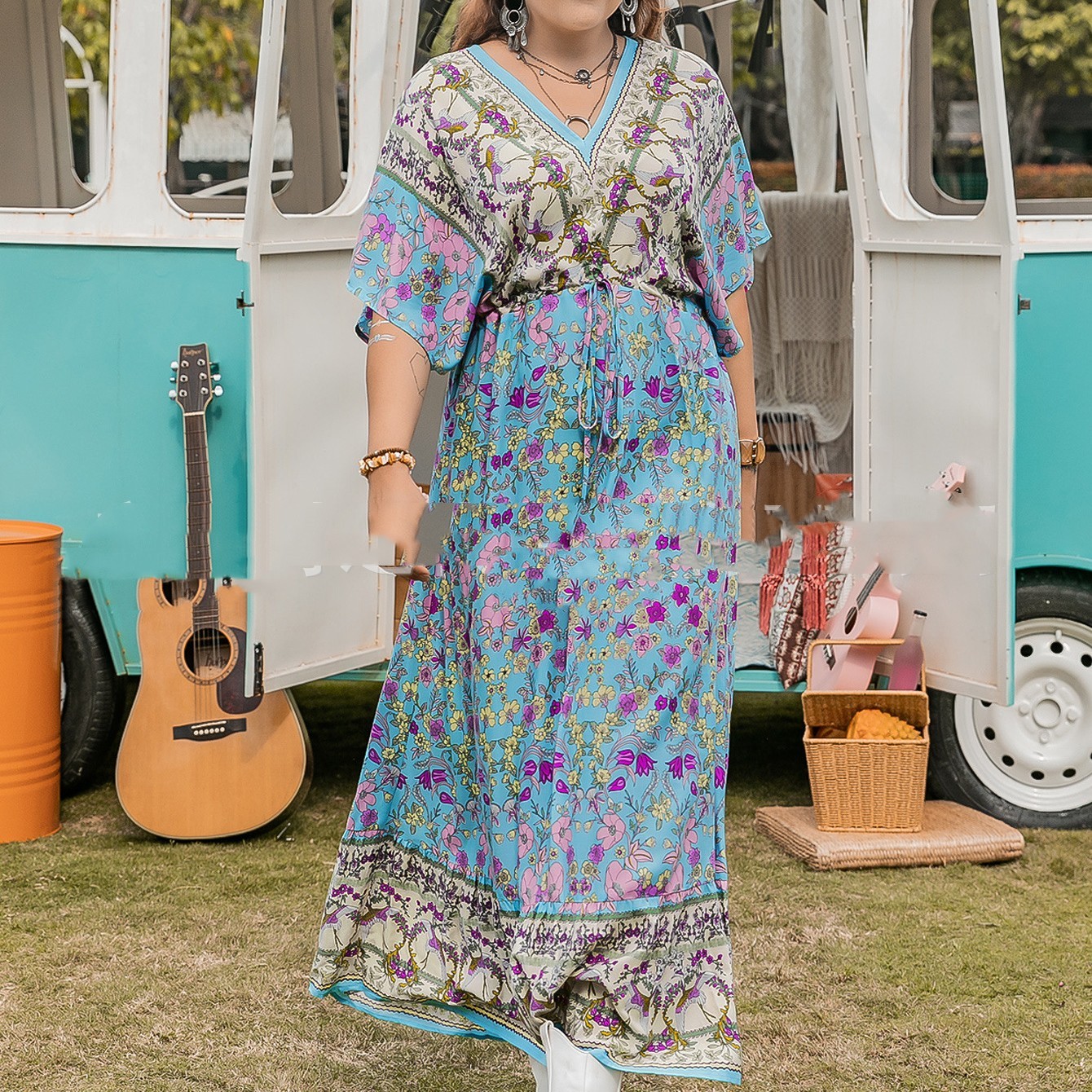 Leisure Vacation Women's Full-length Dress