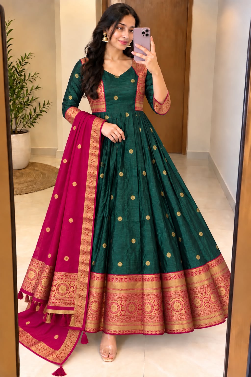Anarkali Festive Look _Traditional Charm