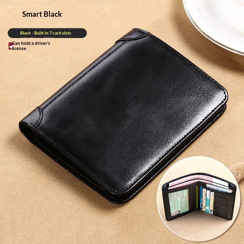Men's Short All-in-one Drivers License Wallet