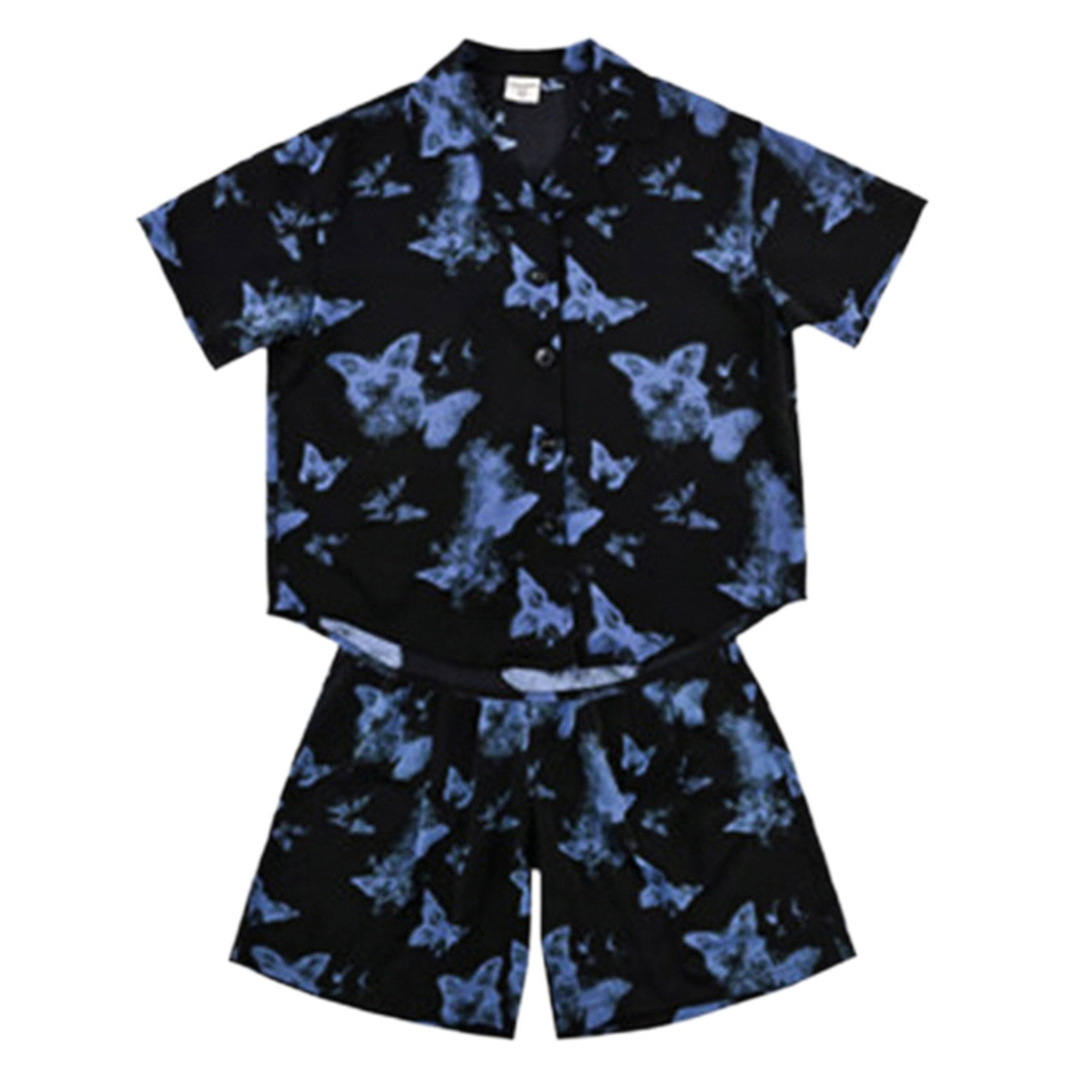 Short-sleeve Mother-daughter Dress Couple Set