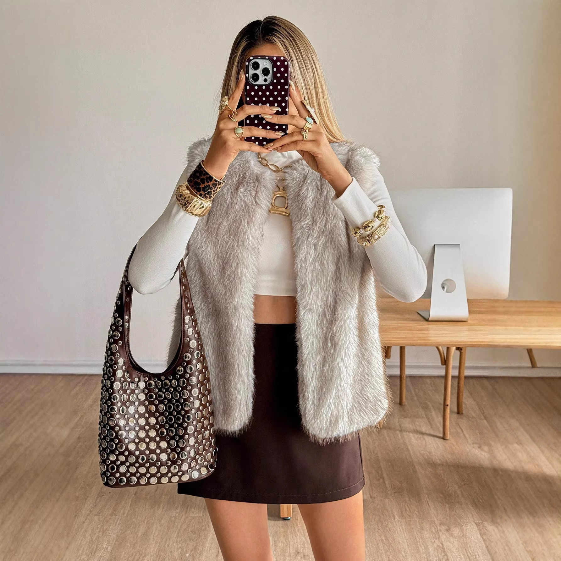 Stylish And Minimalist Design Womens Thermal Vest