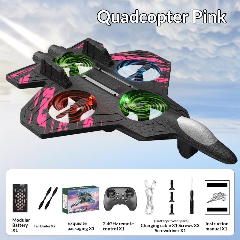 Children's Remote Control Foam Airplane Model Long Endurance Crash-resistant Drone Technology Toy