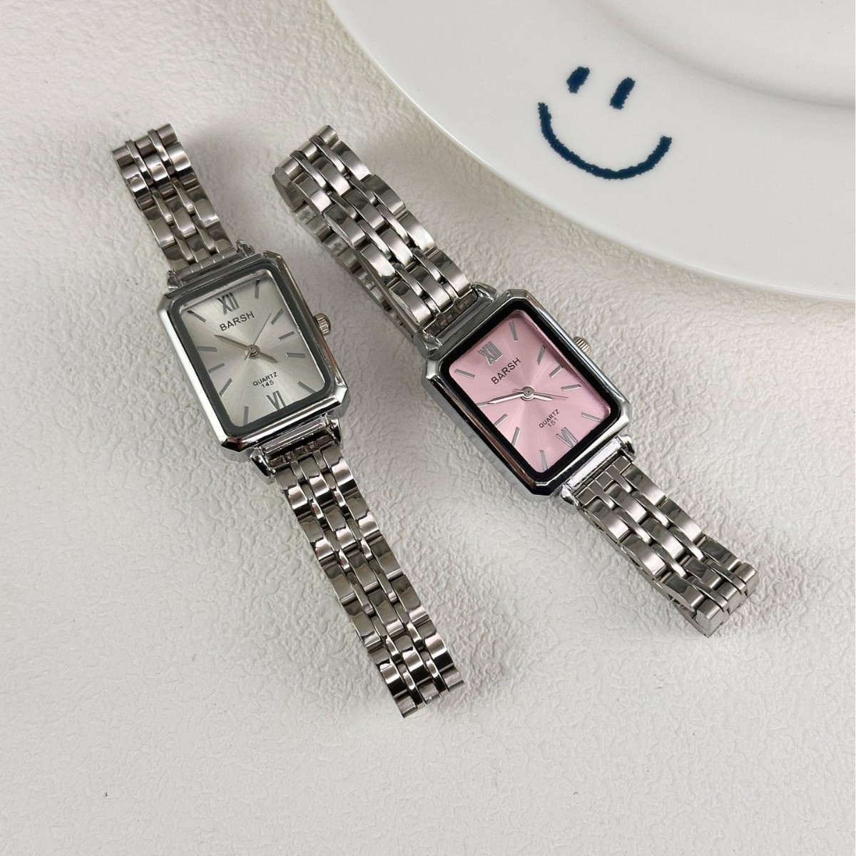 Simple Rectangular Quartz Watch For Women