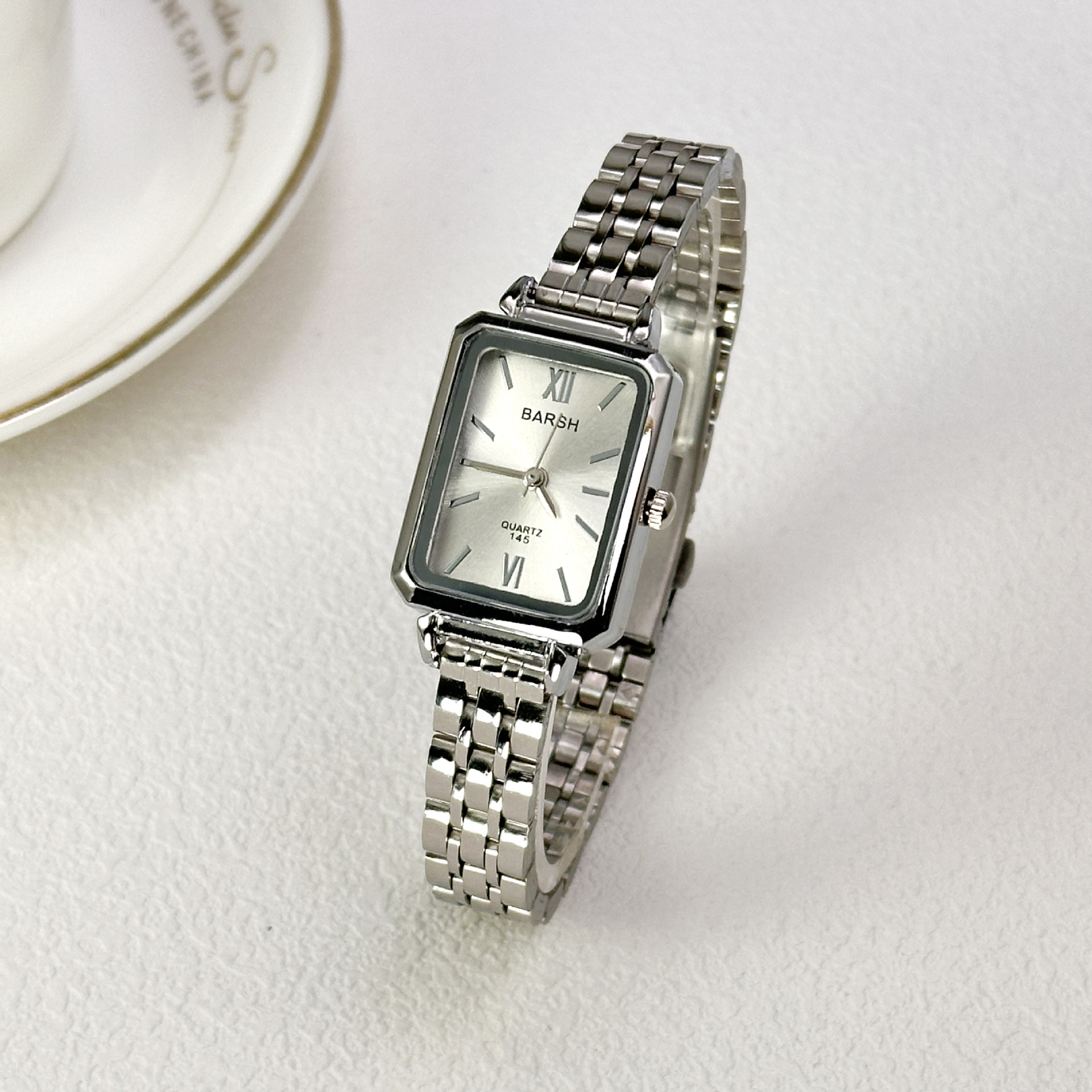 Simple Rectangular Quartz Watch For Women