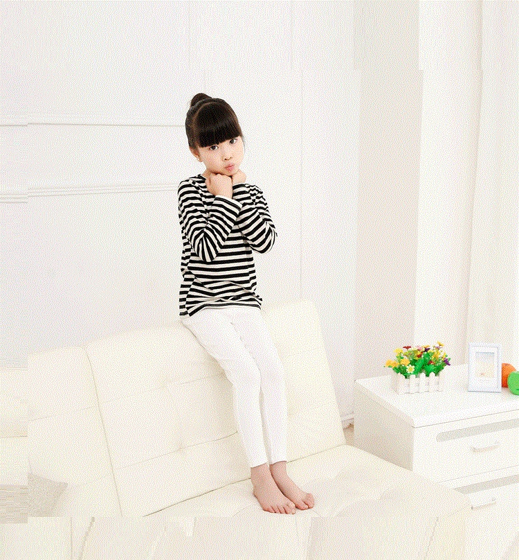 Girls' Leggings Spring And Autumn Children Slim-fitting Long Pants