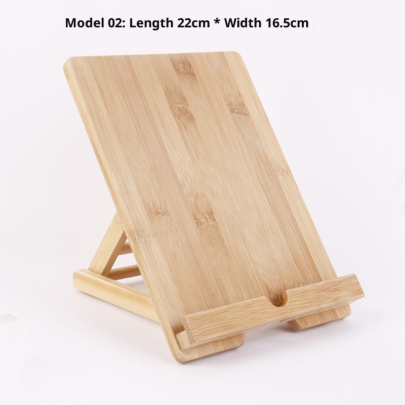 Desktop Phone Stand Bamboo Tablet Adjustable Angle