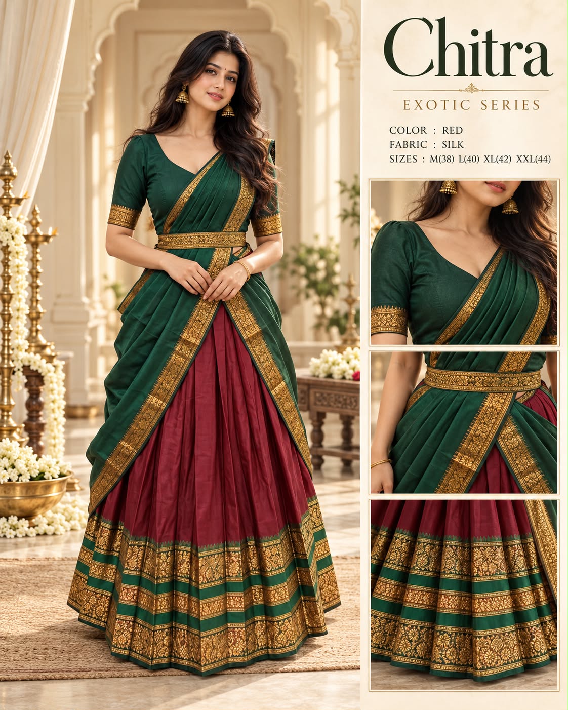 South Indian Traditional Lehanga_Collections