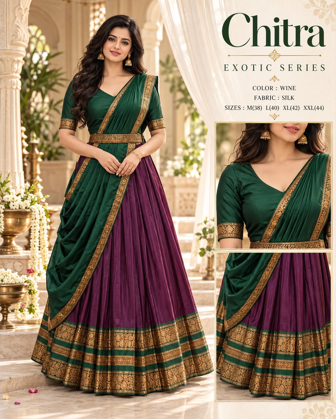 South Indian Traditional Lehanga_Collections