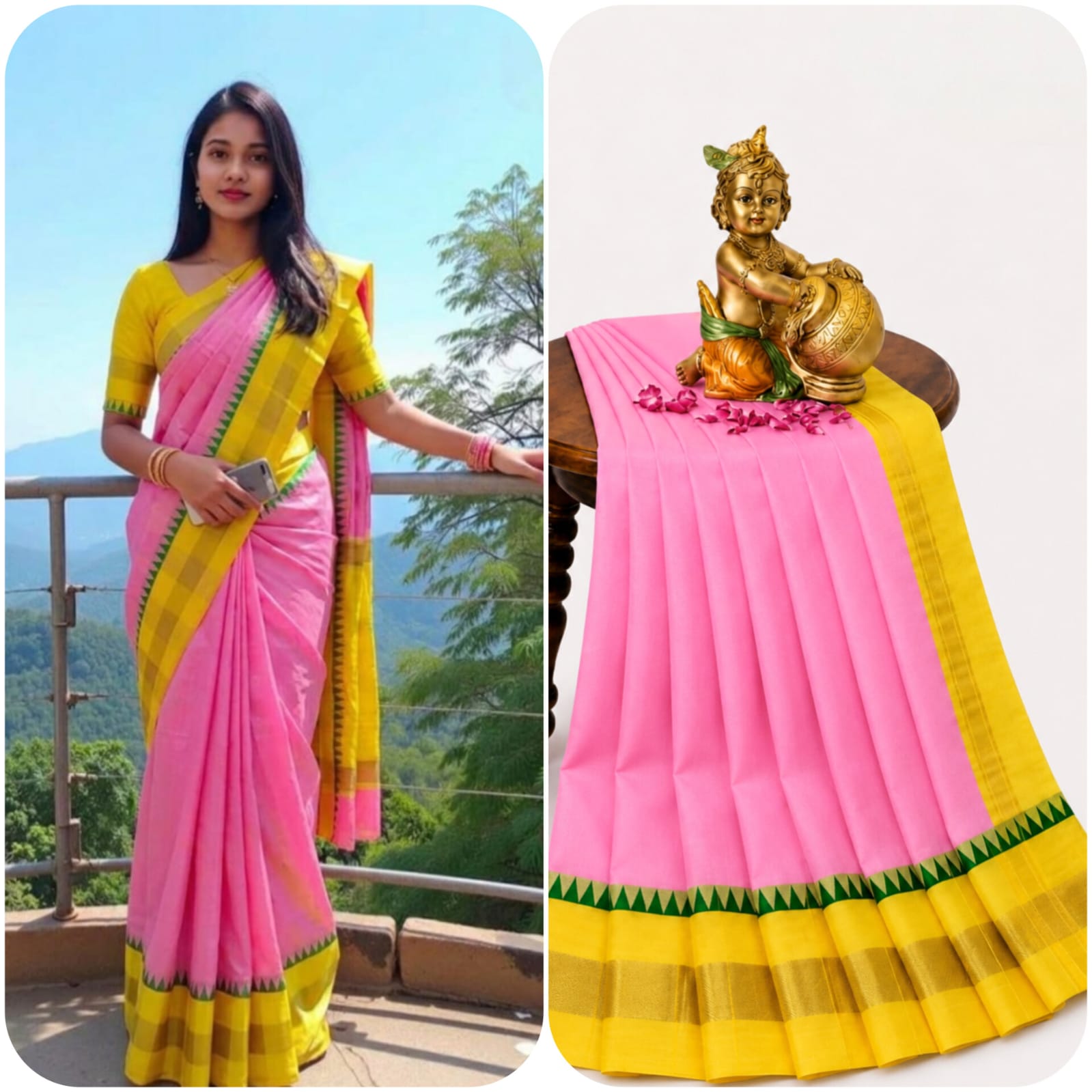 korvai Silk cotton sarees collections