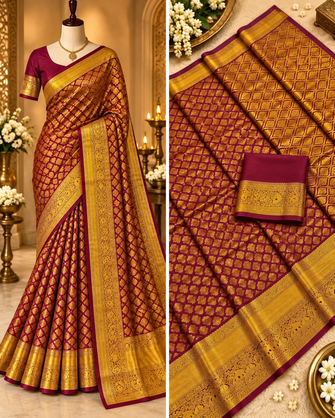 SAMUTHRIKA BRIDAL SAREE COLLECTIONS 