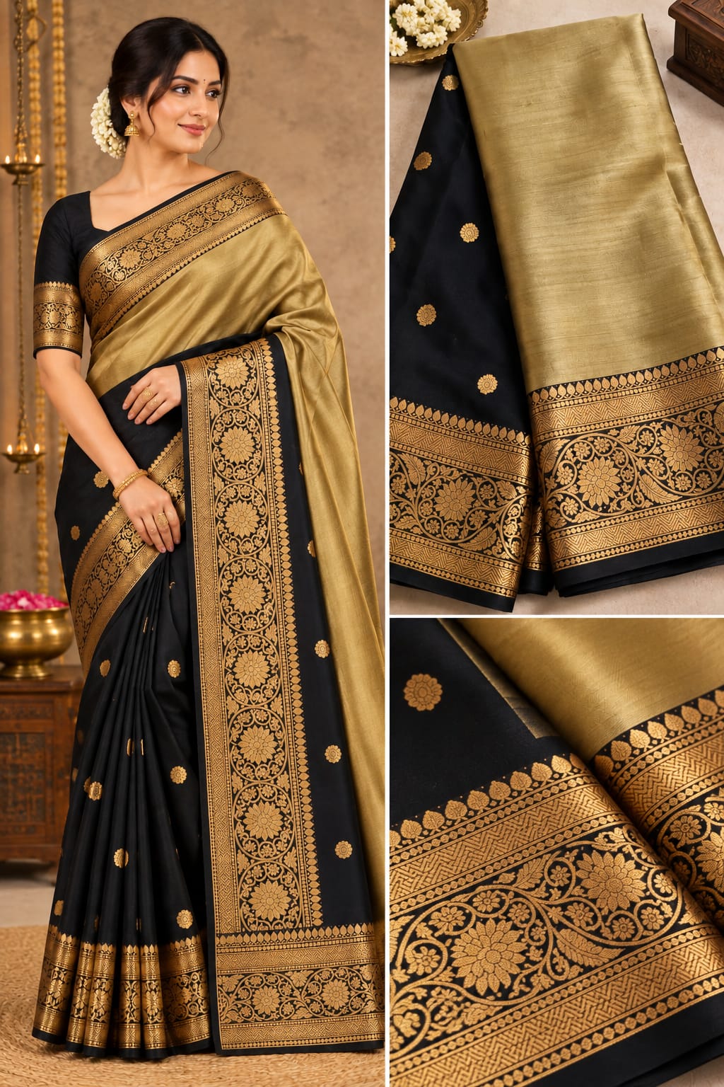 Maheswari Cotton Diamond Saree