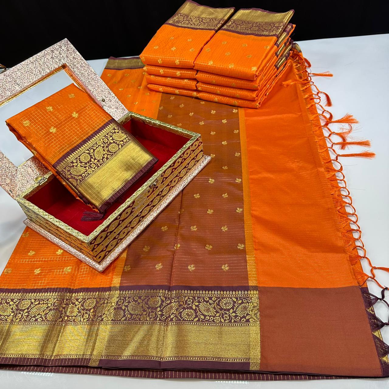 Silk Sarees _Kanchipuram Silk Sarees_ Trendy New Arrival